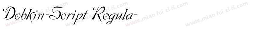 Dobkin-Script Regula字体转换